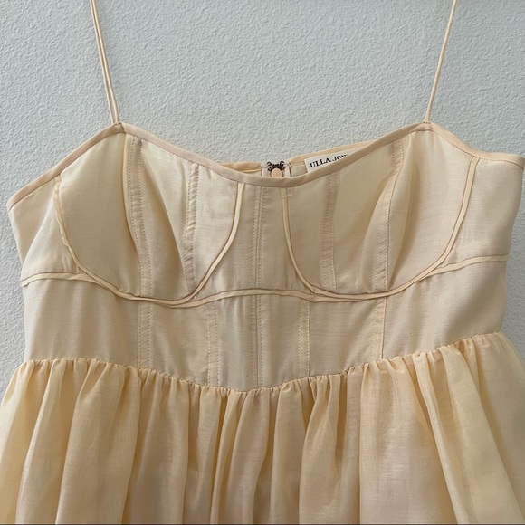 Mariza Corset Cotton & Silk Gown - Picture 6 of 10